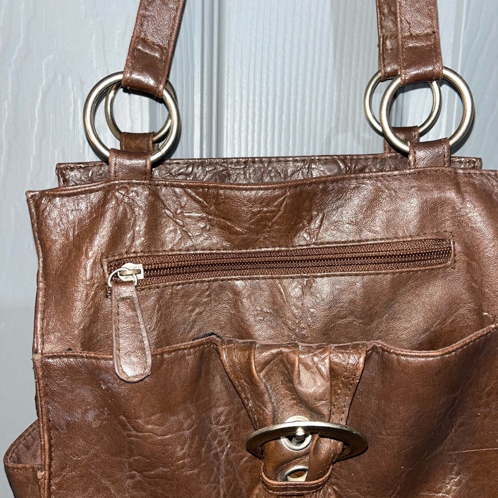Versona Rich Brown Shoulder Bag - Picture 3 of 8